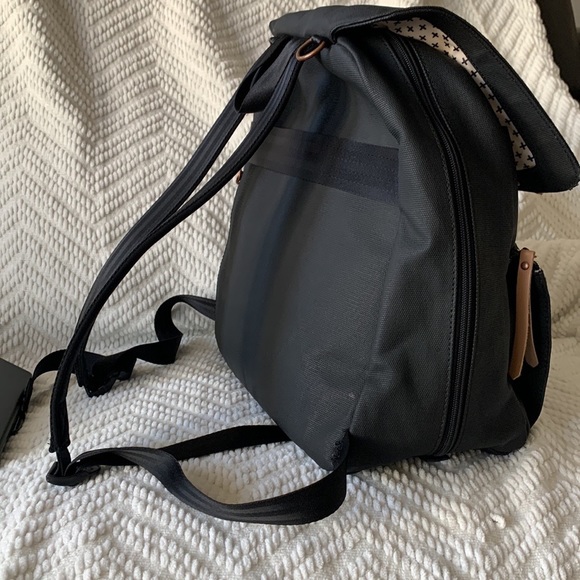 Petunia Pickle Bottom Meta Backpack in Black Matte Canvas - Picture 7 of 10